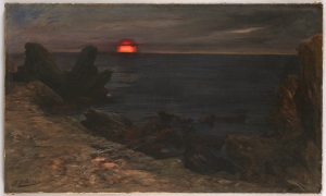 Crepuscule-a-Belle-Ile-en-Mer-Georges-CLAIRIN-1900