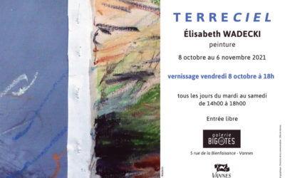 Exposition  “TERRECIEL”  de l’artiste Elisabeth Wadecki