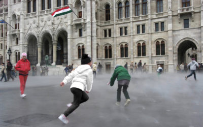Alain Carayol ” Place du parlement, Budapest” (Photographie. Impression jet d’encre sur Hahnemühle Matt 200g/m²)