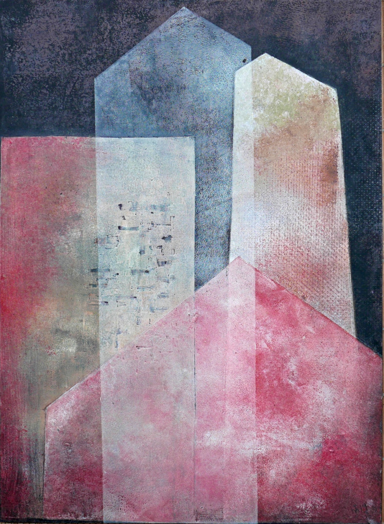 Marie Thamin “Arrangement en rouge” (monotype)