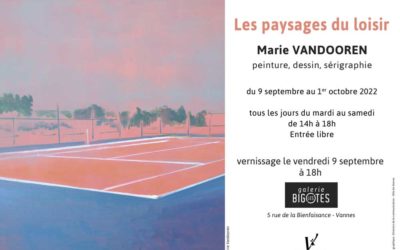 Marie Vandooren “Les paysages du loisir”
