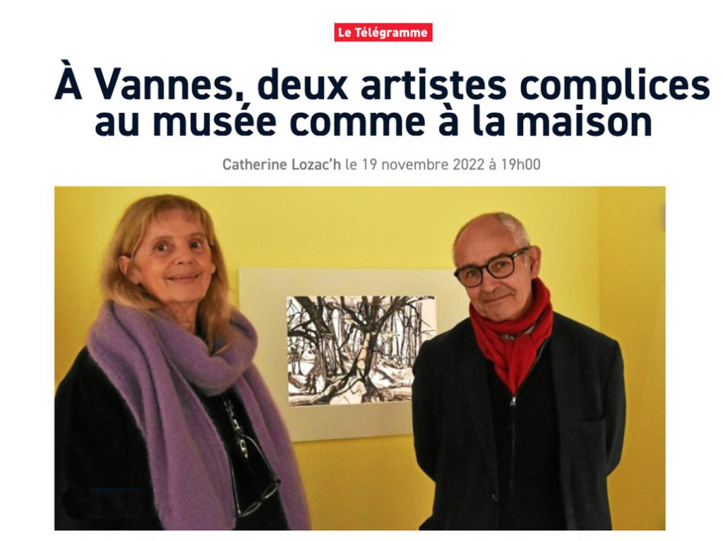 Exposition “Lignes Croisées” de Corinne Véret-Collin & Pierre Collin